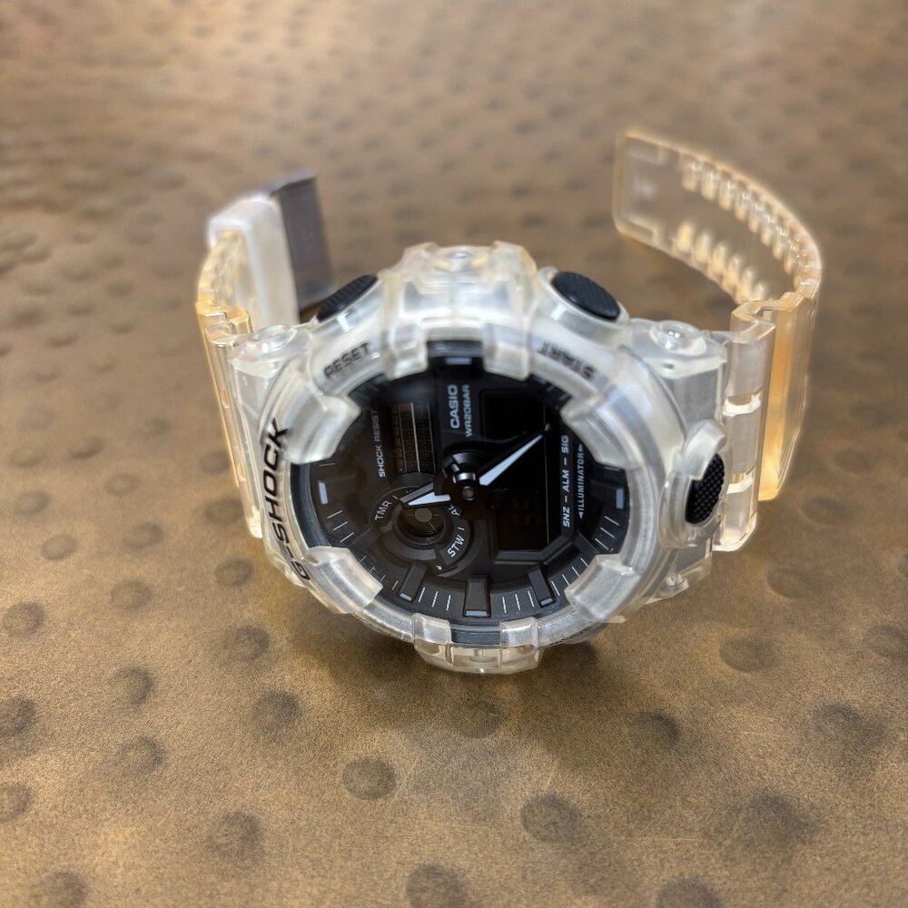 G-Shock Skelton Clear- Ana Digi Resin Shock Resistant Watch